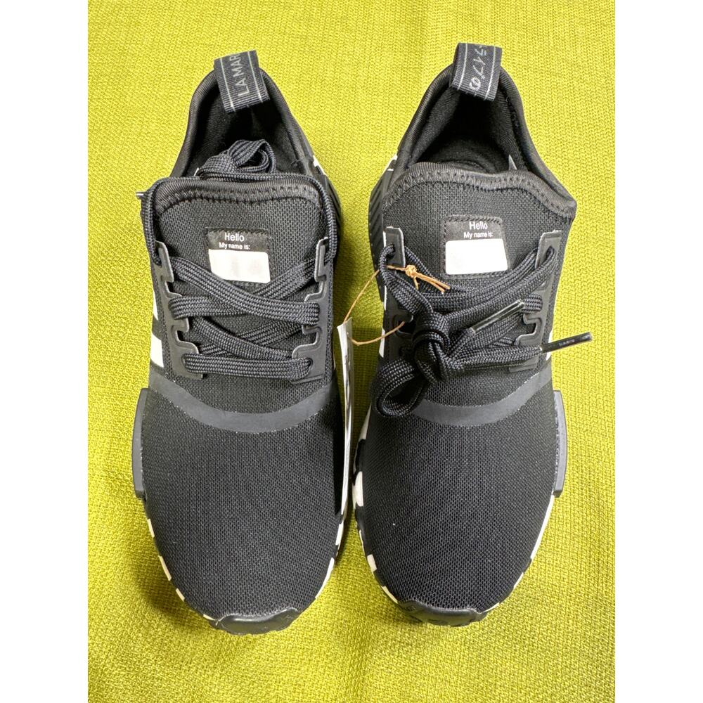 New In Box Adidas NMD R1 J Primeblue CBlack size 4.5y - Picture 4 of 7